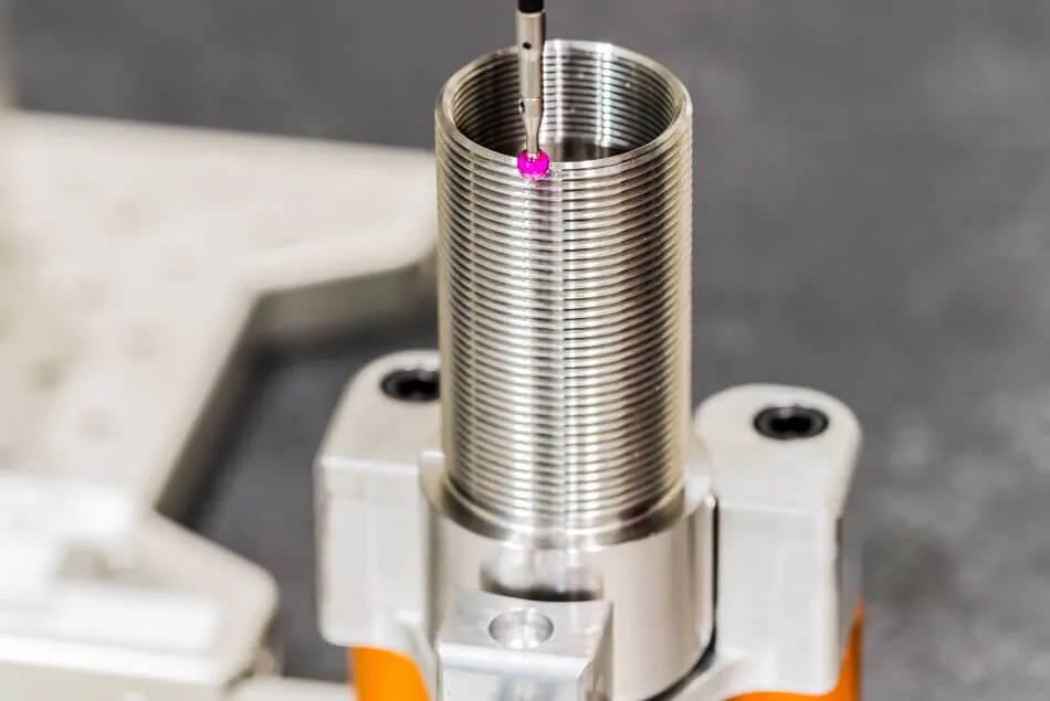 Coordinate measuring machine in the inspection room